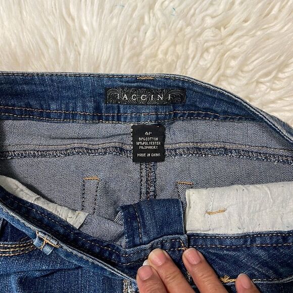 BANANA REPUBLIC AND BACCINI JEAN SKIRTS BUNDLE SIZE 4 - Picture 3 of 12